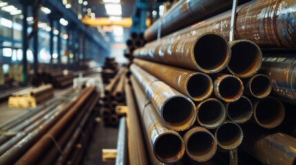 pipes metal warehouse workshop factory