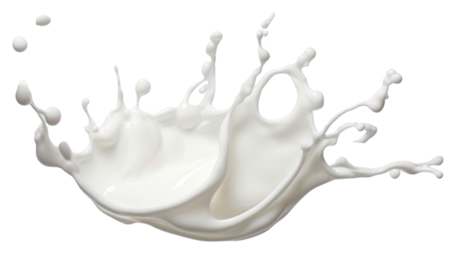 PNG  A milk splash dairy white simplicity.