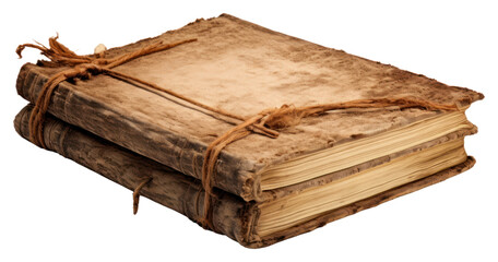 PNG Vintage scoll publication brown book.