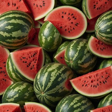 High-resolution images of watermelon 