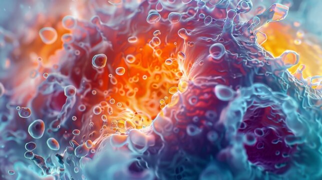 A microscopic image of a euglenoid undergoing the process of phagocytosis where it engulfs small particles of food with its mouthlike