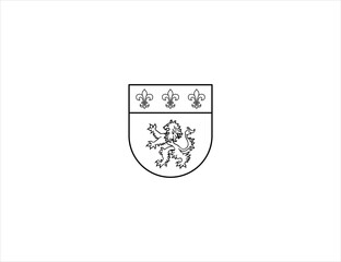Lion coat of arms design