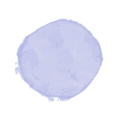 水彩風吹き出し　透明水彩の手描きイラストベクター素材