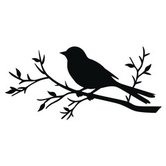 a bird sitting on top of a tree branch