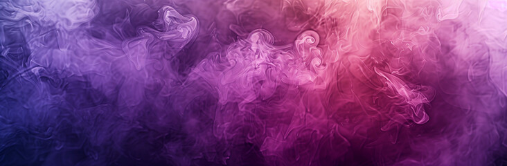 An abstract background features dark purple and pink colors with a captivating watercolor texture and smoke pattern. Serving as a versatile backdrop for design purposes, this gradient canvas blends 
