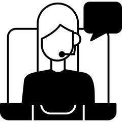 Remote Worker  Icon