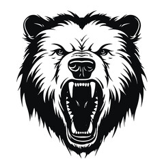 Bear Mascot - Vector Illusrations for T-shirts and Logos