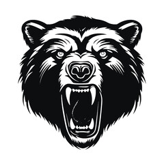 Bear Mascot - Vector Illusrations for T-shirts and Logos