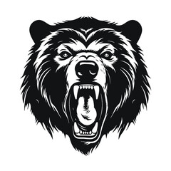 Bear Mascot - Vector Illusrations for T-shirts and Logos
