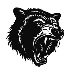 Bear Mascot - Vector Illusrations for T-shirts and Logos