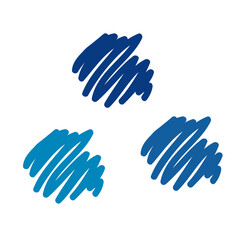 可愛い手書きの見出しセット　イラストベクター素材