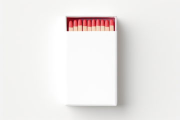 Match box png transparent mockup