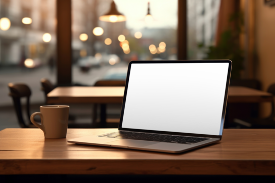 Laptop screen png mockup, transparent design