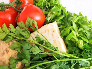 Vegetarian food for healthier diet.