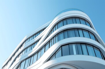 Science and technology sense abstract solid geometry urban architecture