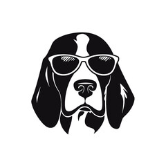 portrait of the dog Beagle. Vector illustration