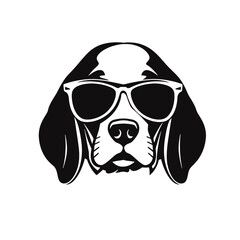portrait of the dog Beagle. Vector illustration