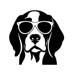 Beagle silhouette