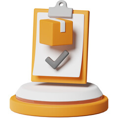 Package Quality Control Shipping Logistic Delivery 3D
