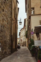 Fototapeta na wymiar Street in Florence Italy