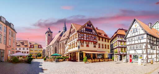 Altstadt, Schmalkalden, Deutschland 