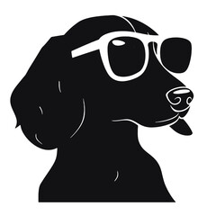 Silhouette of dachshund