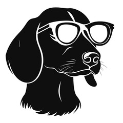 Silhouette of dachshund