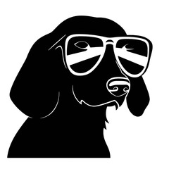 Silhouette of dachshund