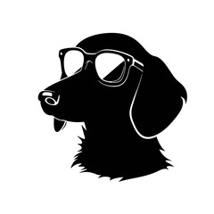 Silhouette of dachshund