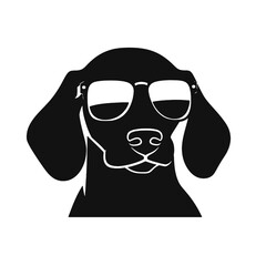 Silhouette of dachshund