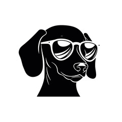 Silhouette of dachshund