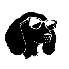 Silhouette of dachshund