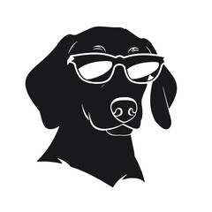 Silhouette of dachshund