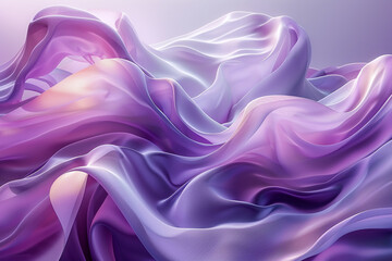 Obraz premium A purple fabric with a wave pattern