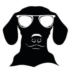 Silhouette of dachshund