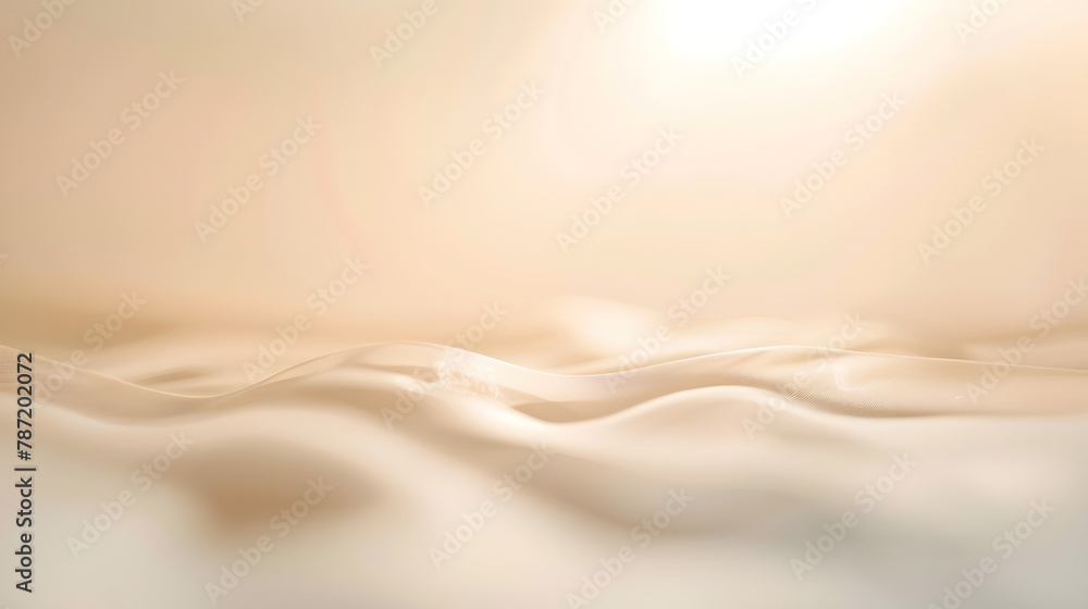 Leinwandbilder abstract blur soft focus soft blinking light beige horizontal copy space background : generative ai