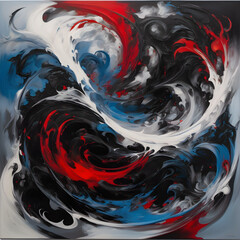 Abstract Swirl of Emotions