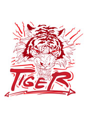 tiger illustration design for sukajan is mean japan traditional cloth or t-shirt with digital hand drawn Embroidery Men T-shirts Summer Casual Short Sleeve Hip Hop T Shirt Streetwear