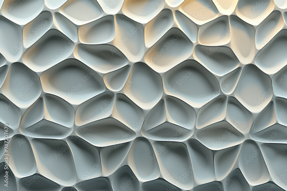 Poster sophisticated abstract irregular 3d pattern. background image. created with generative ai technology