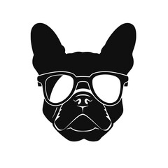 dog vector french bulldog logo icon cartoon character illustration 