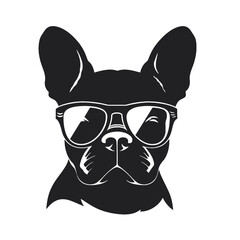 dog vector french bulldog logo icon cartoon character illustration 