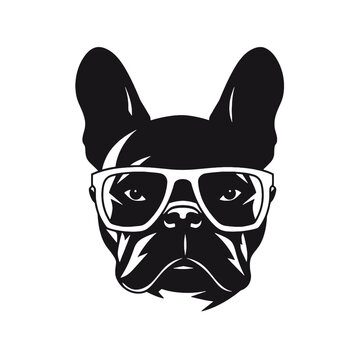 dog vector french bulldog logo icon cartoon character illustration 