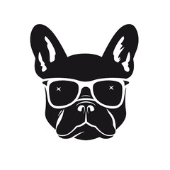 dog vector french bulldog logo icon cartoon character illustration 