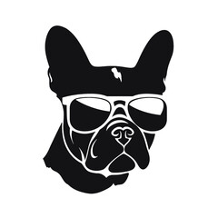 dog vector french bulldog logo icon cartoon character illustration 