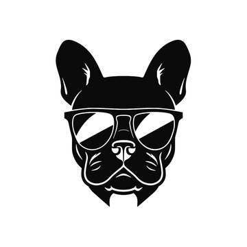 dog vector french bulldog logo icon cartoon character illustration 