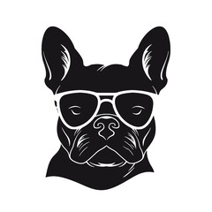 dog vector french bulldog logo icon cartoon character illustration 