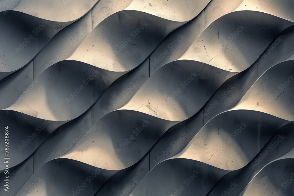 Poster sophisticated abstract 3d pattern. background image. created with generative ai technology.