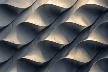 Obraz premium Sophisticated abstract 3d pattern. Background image. Created with Generative AI technology.