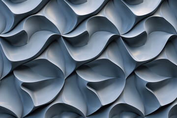 Sophisticated abstract 3d pattern. Background image. Created with Generative AI technology.