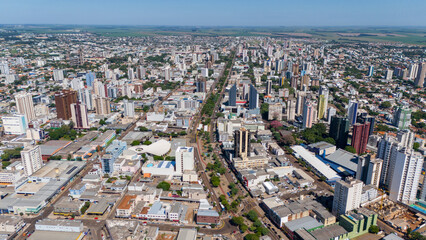 Obraz premium Cidade de Cascavel, paraná, brazil - Fotos aéreas de cascavel no paraná, cascavel